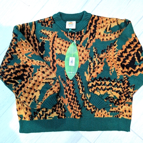 FARM Rio Sweaters - Farm Rio Croco knit Sweater